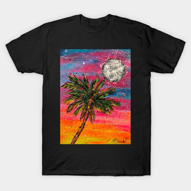 When the Day Met the Night T-Shirt by JPDiCarloArt